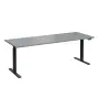 VSS 220/80 výškově stavitelný stůl, podnož antracitový lak, šedá