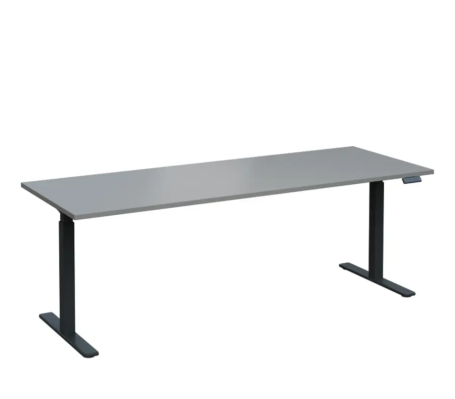 VSS 220/80 výškově stavitelný stůl, podnož antracitový lak, šedá