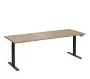 VSS 220/80 výškově stavitelný stůl, podnož antracitový lak, dub bardolino