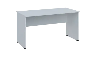 TP 7 - 14 stůl kancelářský, dřevěná podnož, deska 18 mm, široký 1400 mm, bílá