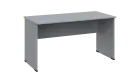 TP 7 - 14 stůl kancelářský, dřevěná podnož, deska 18 mm, široký 1400 mm, šedá
