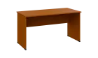TP 7 - 14 stůl kancelářský, dřevěná podnož, deska 18 mm, široký 1400 mm, třešeň šumavská