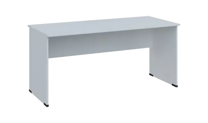 TP 7 - 16 stůl kancelářský, dřevěná podnož, deska 18 mm, široký 1600 mm, bílá