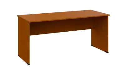 TP 7 - 16 stůl kancelářský, dřevěná podnož, deska 18 mm, široký 1600 mm, třešeň šumavská