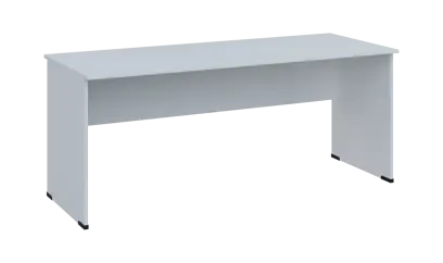 TP 7 - 18 stůl kancelářský, dřevěná podnož, deska 18 mm, široký 1800 mm, bílá