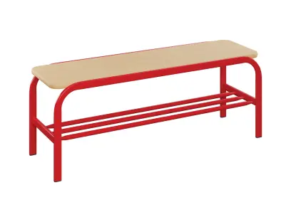 SLX 120 lavička šatní RAL 3002 - červená