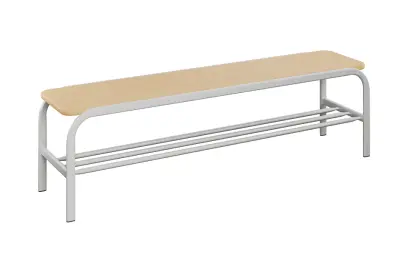 SLX 160 lavička šatní RAL 7035 - šedá