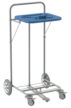 VK 120 - 1CN vozík na třídění odpadu a prádla plast - VK - modrý