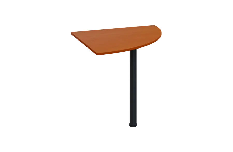 ES 28 - 8 deska spojovací s nohou, deska 25 mm lamino - třešeň šumavská, podnož černá