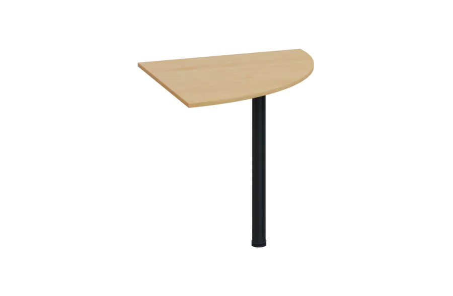 ES 28 - 8 deska spojovací s nohou, deska 25 mm lamino - javor horský, podnož černá