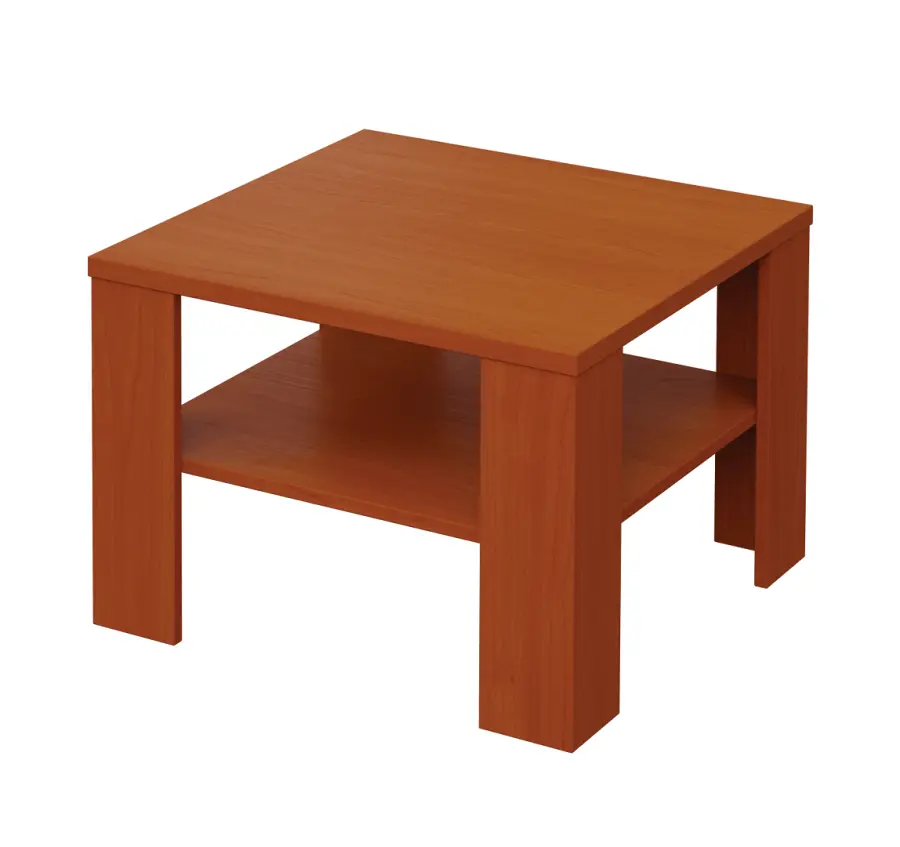 CECIL - 1 stolek konferenční 65x65 cm, deska 25 mm lamino - třešeň šumavská