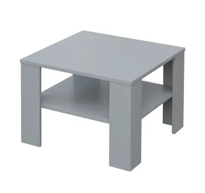 CECIL - 1 stolek konferenční 65x65 cm, deska 18 mm lamino - šedá