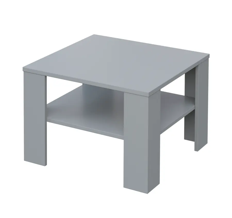 CECIL - 1 stolek konferenční 65x65 cm, deska 18 mm lamino - šedá