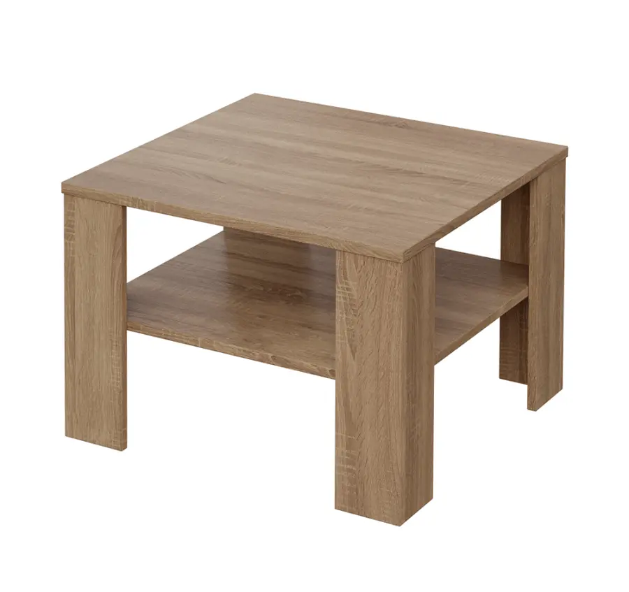 CECIL - 1 stolek konferenční 65x65 cm, deska 18 mm lamino - dub bardolino