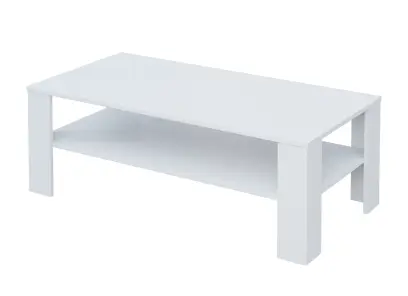 CECIL - 2 stolek konferenční 130x65 cm, deska 18 mm lamino - bílá