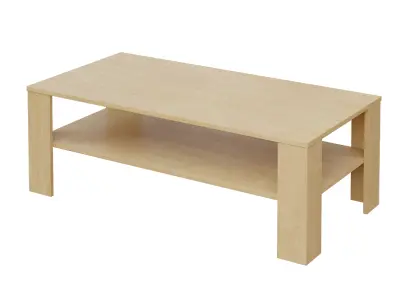 CECIL - 2 stolek konferenční 130x65 cm, deska 18 mm lamino - bříza irská