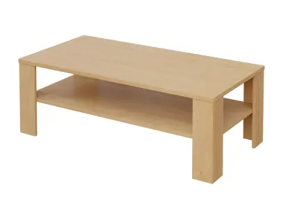 CECIL - 2 stolek konferenční 130x65 cm, deska 25 mm lamino - javor horský