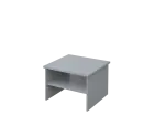 DANIEL - 1 stolek konferenční 65x65 cm, deska 25 mm lamino - šedá