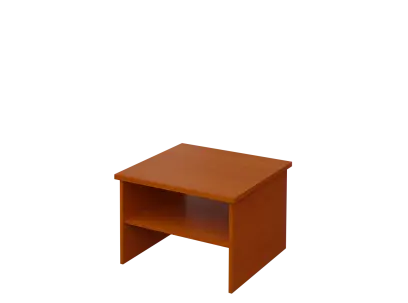 DANIEL - 1 stolek konferenční 65x65 cm, deska 25 mm lamino - třešeň šumavská