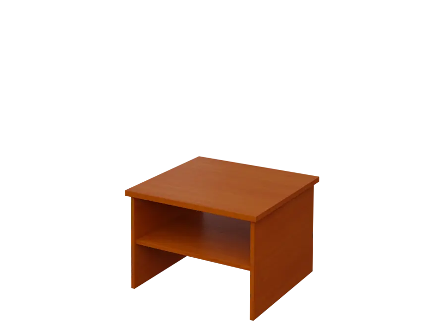 DANIEL - 1 stolek konferenční 65x65 cm, deska 25 mm lamino - třešeň šumavská