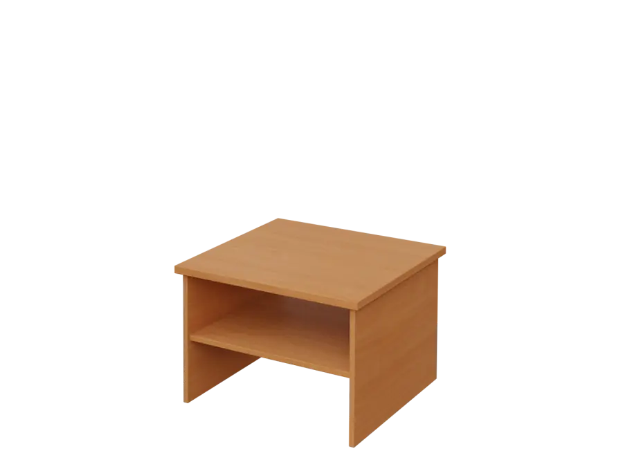 DANIEL - 1 stolek konferenční 65x65 cm, deska 25 mm lamino - buk Royal
