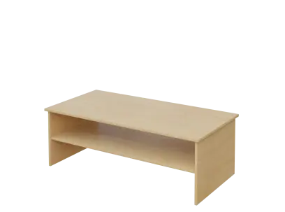 DANIEL - 2 stolek konferenční 130x65 cm, deska 18 mm lamino - bříza irská