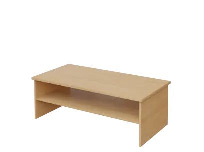 DANIEL - 2 stolek konferenční 130x65 cm, deska 25 mm lamino - javor horský