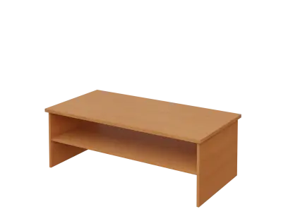 DANIEL - 2 stolek konferenční 130x65 cm, deska 25 mm lamino - buk Royal