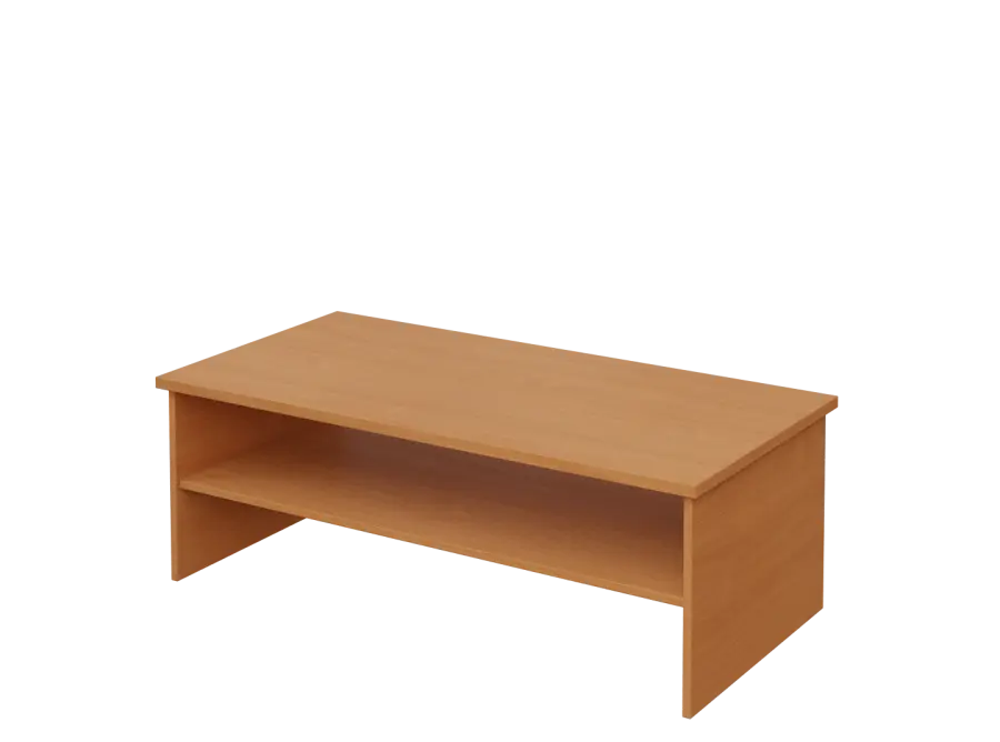 DANIEL - 2 stolek konferenční 130x65 cm, deska 25 mm lamino - buk Royal