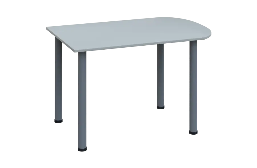 EJ 28 - 12 přístavba jednací, kovová podnož stříbrná, síla desky 25 mm, široká 1200 mm, šedá