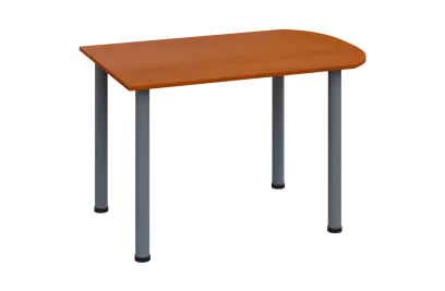 EJ 28 - 12 přístavba jednací, kovová podnož stříbrná, síla desky 25 mm, široká 1200 mm, třešeň šumavská