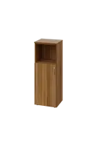 EN 3 - 4DN skříňka  dveřová/nika, úzká, levá lamino - ořech světlý