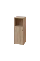 EN 3 - 4DN skříňka  dveřová/nika, úzká, levá lamino - dub bardolino