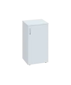 EN 2 - 4D skříňka 1-dveřová, úzká, pravá lamino - bílá