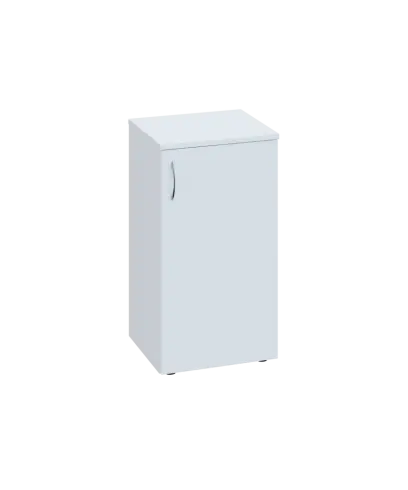 EN 2 - 4D skříňka 1-dveřová, úzká, pravá lamino - bílá