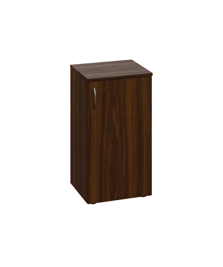 EN 2 - 4D skříňka 1-dveřová, úzká, pravá lamino - ořech královský