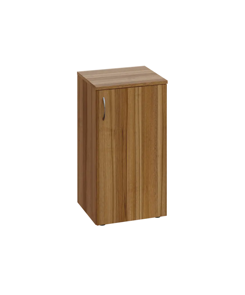 EN 2 - 4D skříňka 1-dveřová, úzká, pravá lamino - ořech světlý