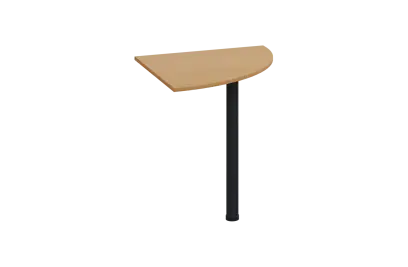 ES 17 - 7 deska spojovací s nohou, deska 18 mm lamino - buk Royal, podnož černá