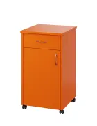 NSL - 14 stolek noční k lůžku, levostranný, lamino - pomeranč