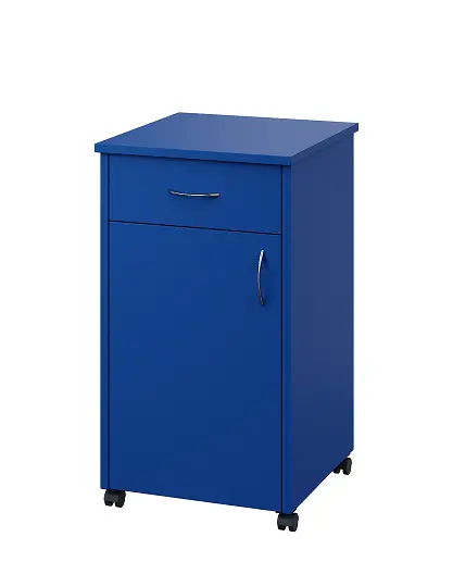 NSL - 14 stolek noční k lůžku, levostranný, lamino - královská modř