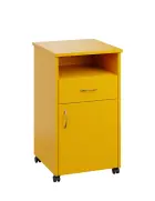 NSL - 13 stolek noční k lůžku, pravostranný, lamino - žlutá odio