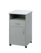 NSL - 13 PV stolek noční k lůžku, levostranný, lamino - šedá