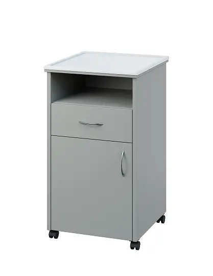 NSL - 13 PV stolek noční k lůžku, levostranný, lamino - šedá