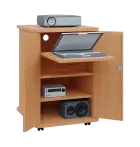 UNI - 65 skříňka pod kancel. techniku s výs. policí lamino - buk Royal