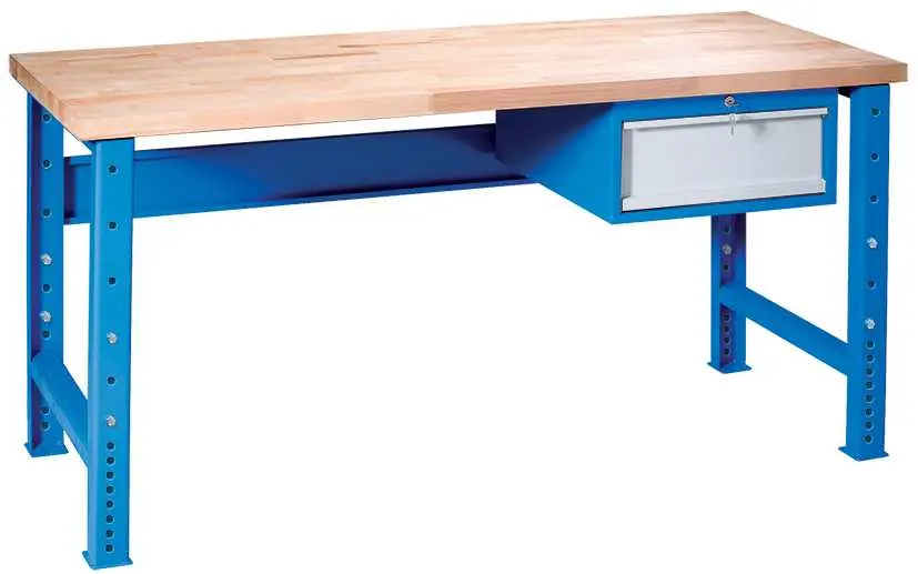 A 120/80 dílenský pracovní stůl - výškově stavitelný