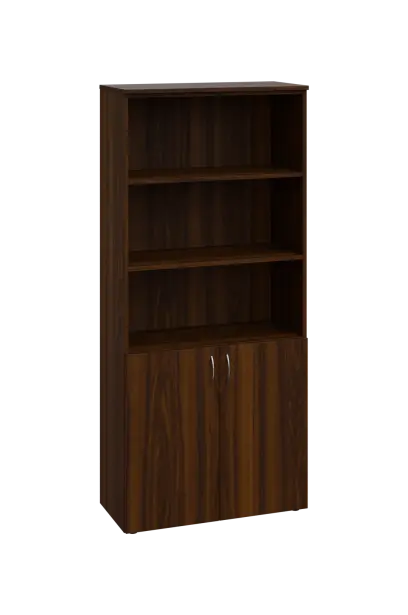 EN 5 - 8DN3 skříň 2-dveřová/otevřená, široká lamino - ořech královský