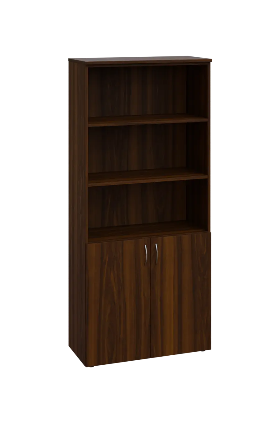 EN 5 - 8DN3 skříň 2-dveřová/otevřená, široká lamino - ořech královský