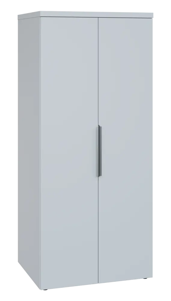 SIST 5 - 82 šatní skříň, 2-dveřová, tyč, 1820x800x600, bílá