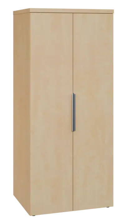 SIST 5 - 82 šatní skříň, 2-dveřová, tyč, 1820x800x600, bříza světlá