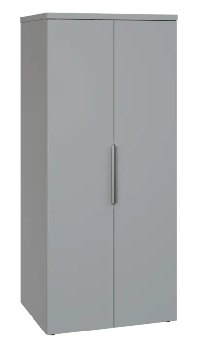 SIST 5 - 82 šatní skříň, 2-dveřová, tyč, 1820x800x600, šedá